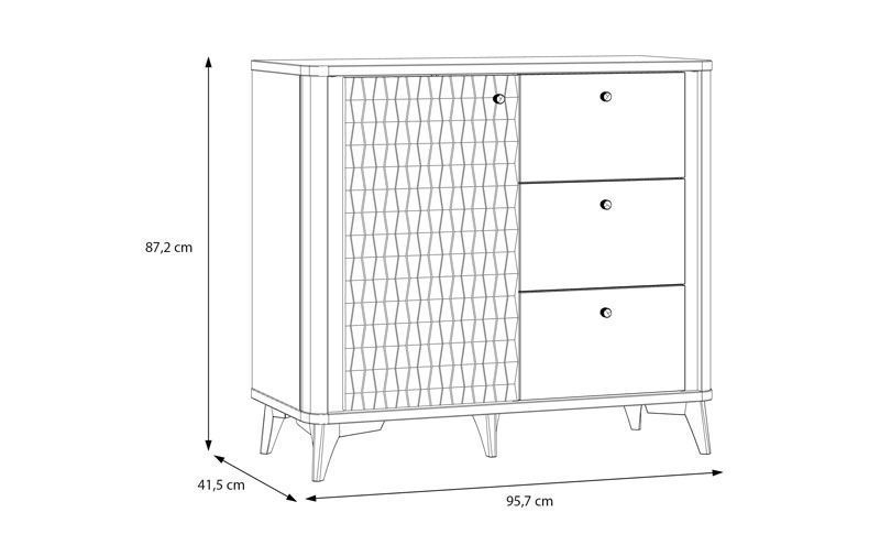 שידת מגירות Diamond Small – תמונה 4