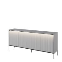 שידת מגירות 4 דלתות עם תאורה <br> Tresso 04 – תמונה 4